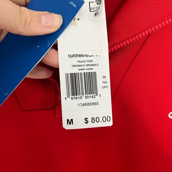 Adidas Mens Quarter ZIp Original Track Top Size Medium - Picture 4 of 8